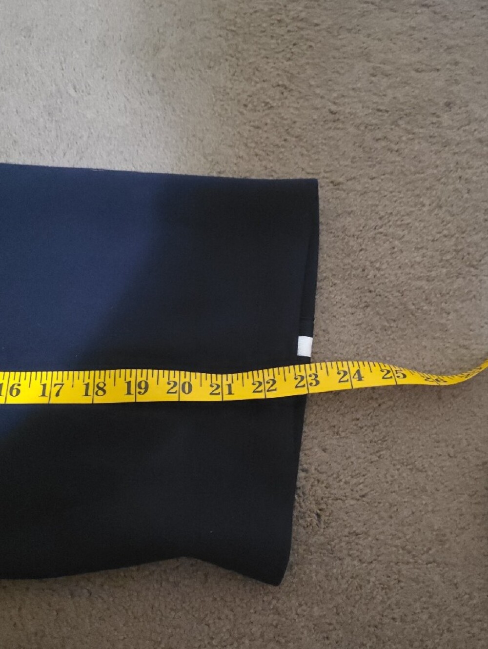 Navy Track Pants with White Contrast Stripes - Picture 2 of 9